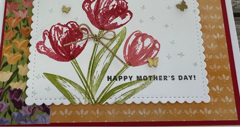 IDEAS Blog Hop Flowering Tulips Flip Flap Card
